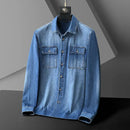 Camisa Jeans Masculina Casual Boston