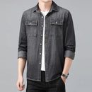 Camisa Jeans Masculina Casual Boston
