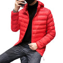 Jaqueta Puffer Masculina Com Capuz Removível Luxy