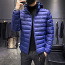 Jaqueta Puffer Masculina Com Capuz Removível Luxy