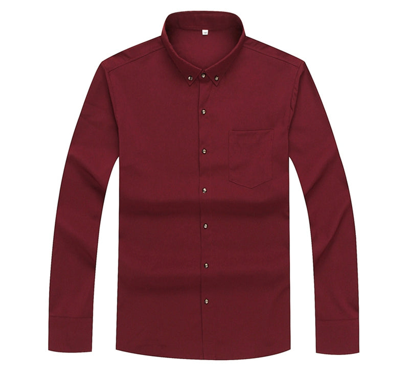 Camisa Social Manga Longa Masculina Plus Size American