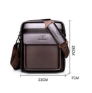 Bolsa Masculina Transversal de Couro Forms