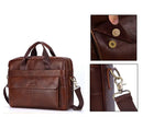 Bolsa Masculina de Couro Genuíno VT Collection