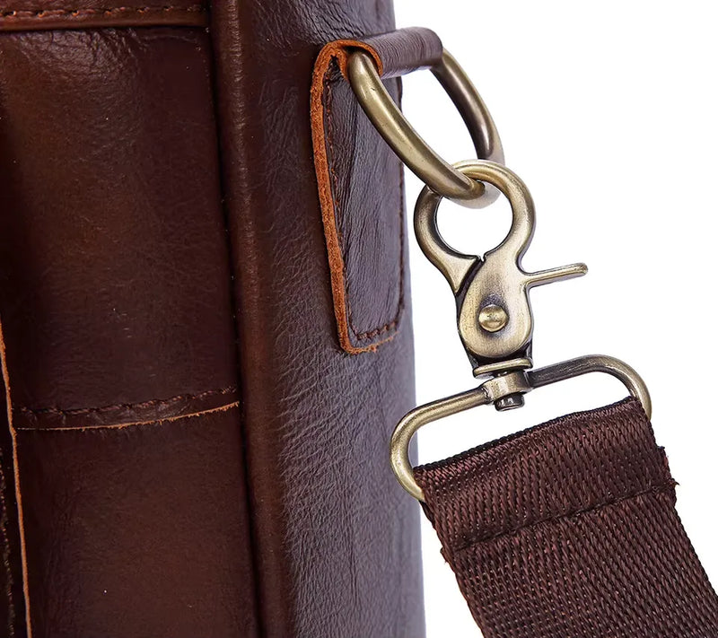 Bolsa Masculina de Couro Genuíno VT Collection