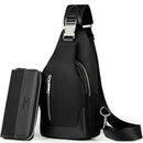 Bolsa Transversal Masculina Impermeável Hobby - Conjunto