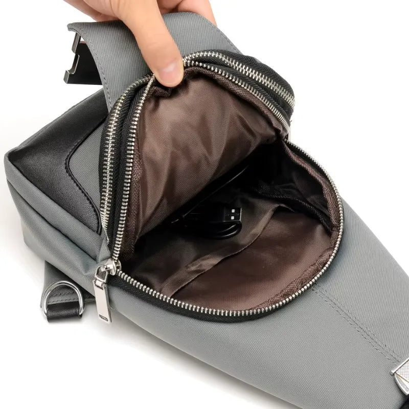 Bolsa Transversal Masculina Impermeável Hobby - Conjunto