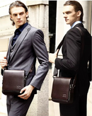 Bolsa de Couro Masculina Elegante Kangoo