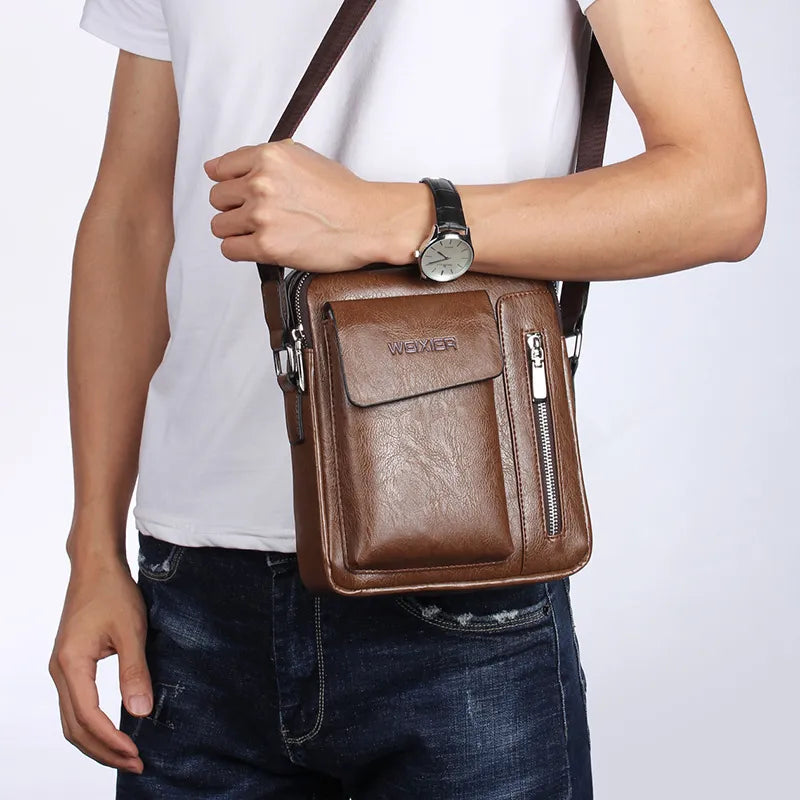 Bolsa de Couro Masculina Maximus