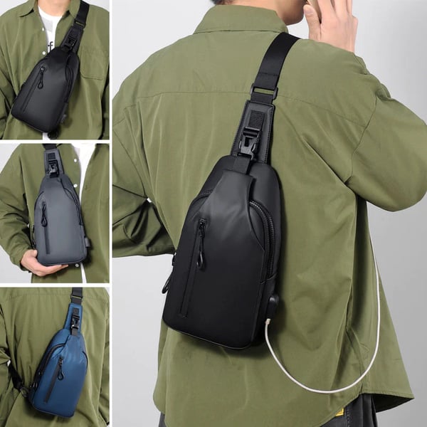 Bolsa de Ombro Masculina a Prova D'agua Venezza