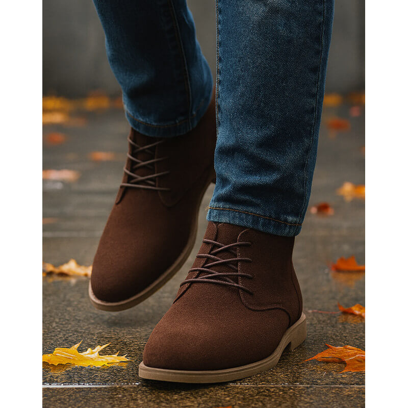 Bota Clássica Masculina em Camurça Europeu