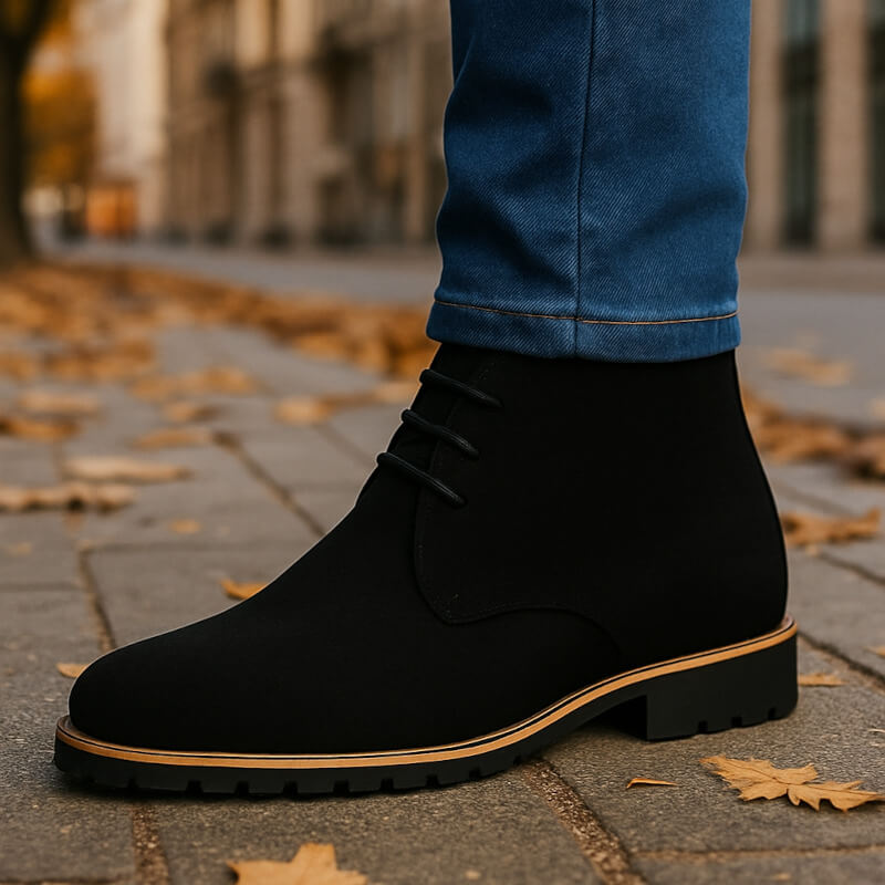 Bota Masculina em Camurça Europeia