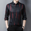 Camisa Social Masculina de Seda Bally