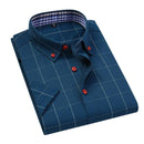 Camisa Masculina Social Xadrez Manga Longa Bless