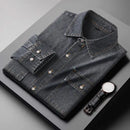 Camisa Jeans Masculina Casual Boston