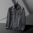 Camisa Jeans Masculina Casual Boston