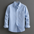 Camisa Masculina Casual Clássica Oxford