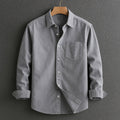 Camisa Masculina Casual Clássica Oxford