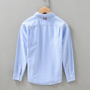 Camisa Masculina Manga Comprida em Algodão Premium Divello