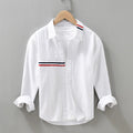 Camisa Masculina Manga Comprida em Algodão Premium Divello