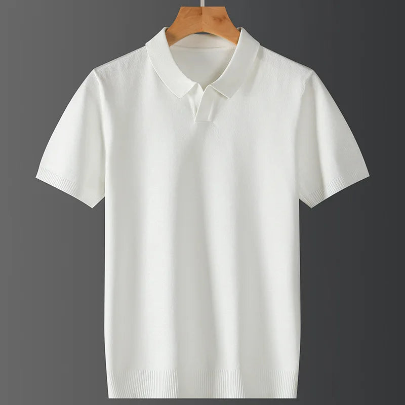 Camisa Masculina Polo de Malha Oxford