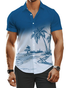 Camisa Masculina Praia Tropical