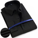 Camisa Masculina de Manga Comprida Clássica Elevis Plus Size