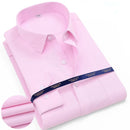 Camisa Masculina de Manga Comprida Clássica Elevis Plus Size