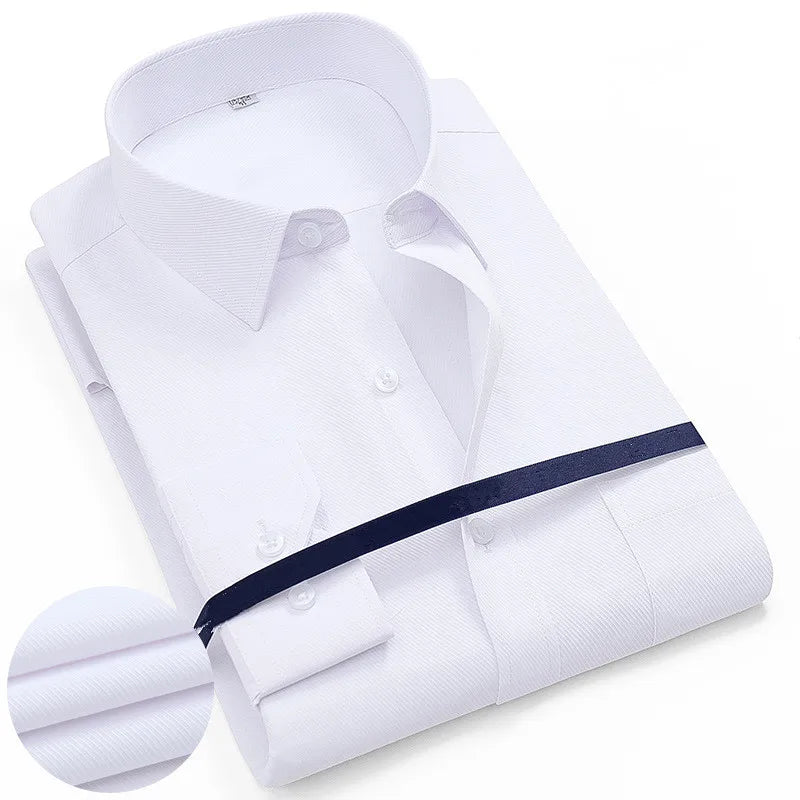 Camisa Masculina de Manga Comprida Clássica Elevis Plus Size