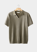 Camisa Polo Canelada Gola V Dallas