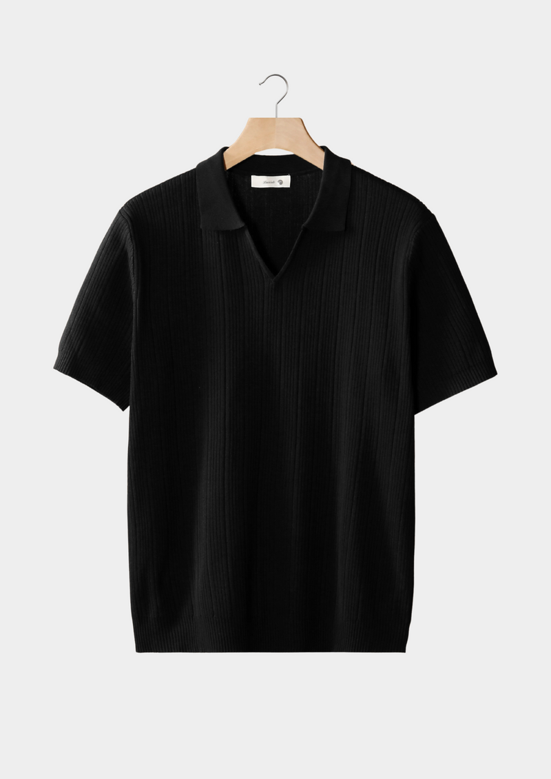 Camisa Polo Canelada Gola V Dallas