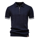 Camisa Polo Masculina Com Zíper Melly