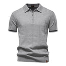 Camisa Polo Masculina Com Zíper Melly