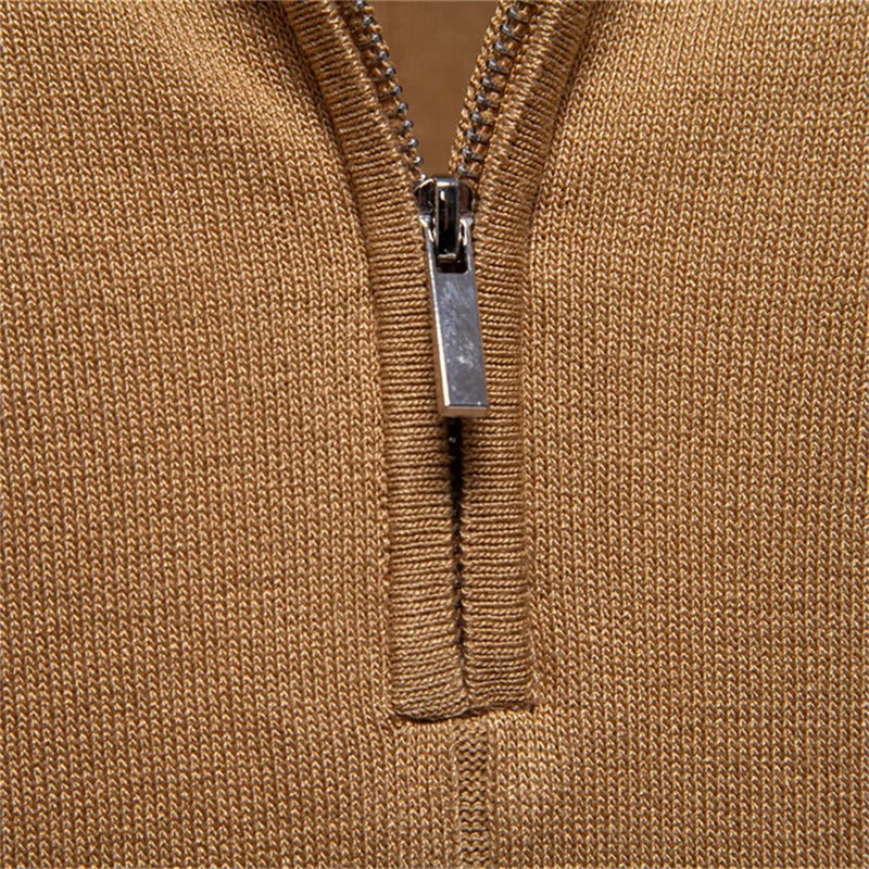 Camisa Polo Masculina Com Zíper Melly