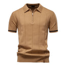 Camisa Polo Masculina Com Zíper Melly