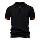 Camisa Polo Masculina Com Zíper Melly
