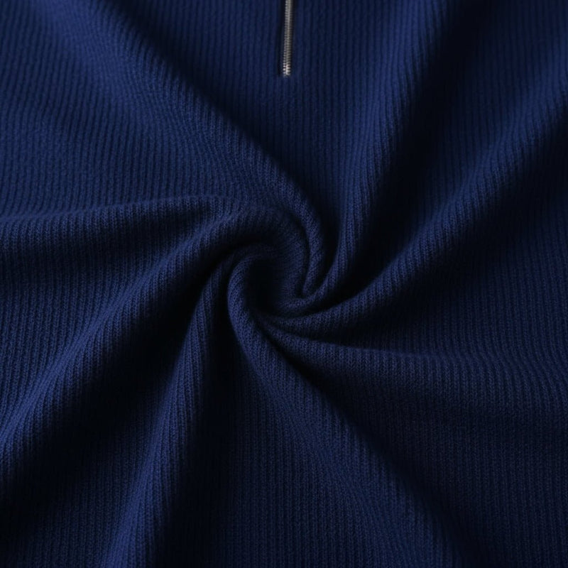 Camisa Polo Masculina Malha Francesa Azul
