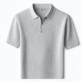 Camisa Polo Masculina Malha Francesa Cinza