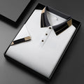 Camisa Polo Masculina de Luxo Respirável Minelly
