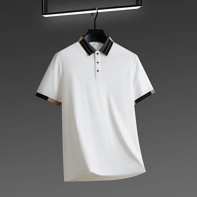 Camisa Polo Masculina de Luxo Respirável Minelly