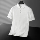 Camisa Polo Masculina em Malha Texturizada Mely