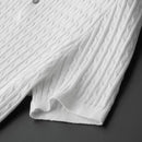 Camisa Polo Masculina em Malha Texturizada Mely