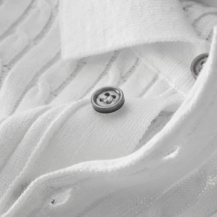 Camisa Polo Masculina em Algodão Europeu Mely