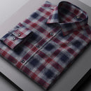 Camisa Social Masculina Algodão Flanela Xadrez