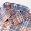 Camisa Social Masculina Algodão Flanela Xadrez