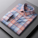 Camisa Social Masculina Algodão Flanela Xadrez