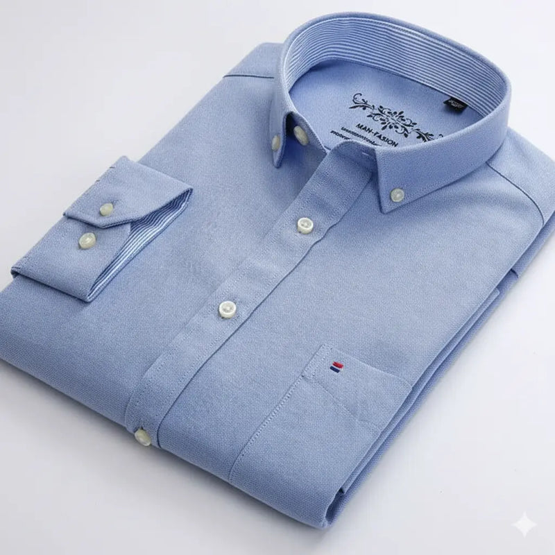 Camisa Social Masculina Diluxo Oxford