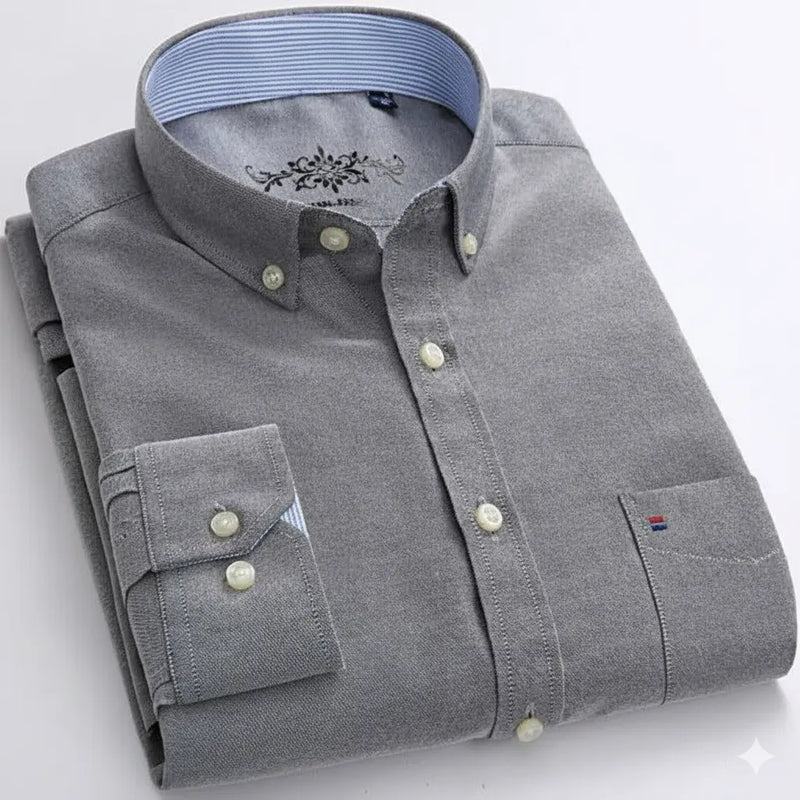 Camisa Social Masculina Diluxo Oxford