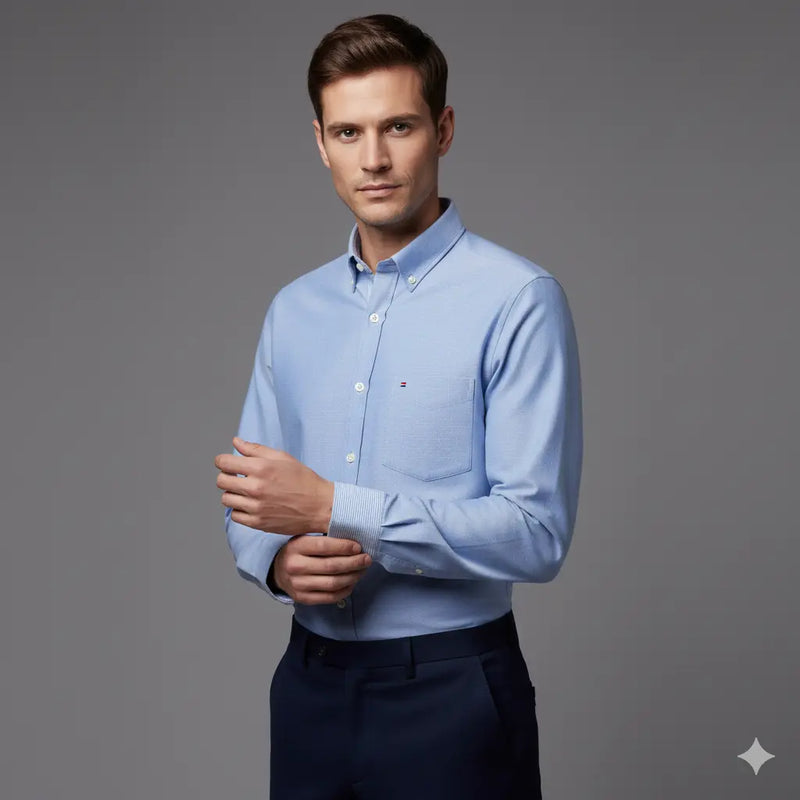Camisa Social Masculina Diluxo Oxford