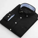 Camisa Masculina Social Manga Longa Oxford