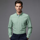 Camisa Masculina Social Manga Longa Oxford